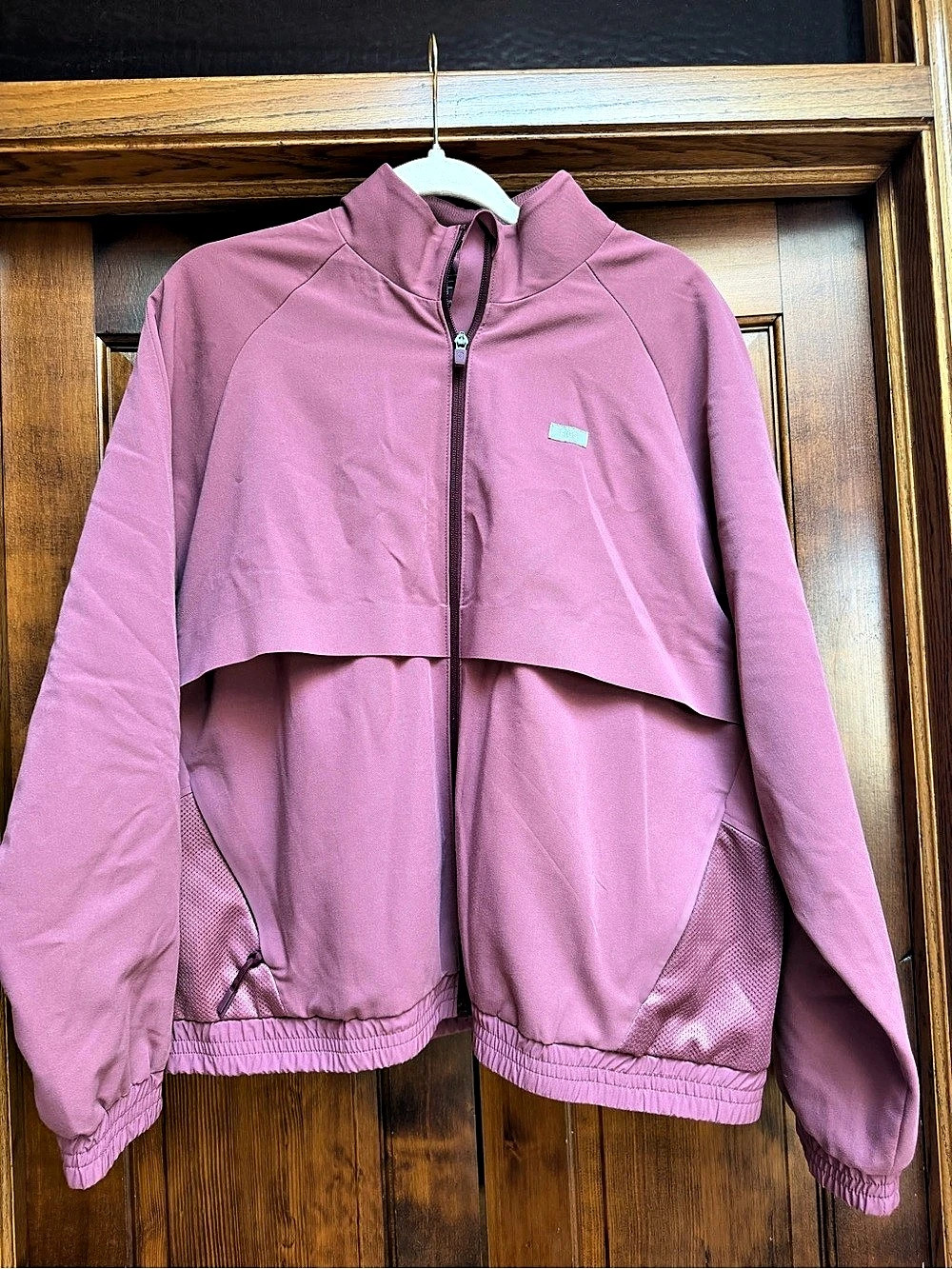 FIGS Technical Collection Sidney Full Zip Scrub Jacket-Mauve XL